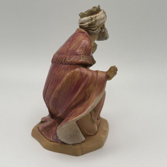 Fontanini GASPAR Wiseman 5" Heirloom Nativity Figure 72515 Italy 1992 - Picture 8 of 13